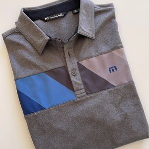 Travis Mathew color block polo